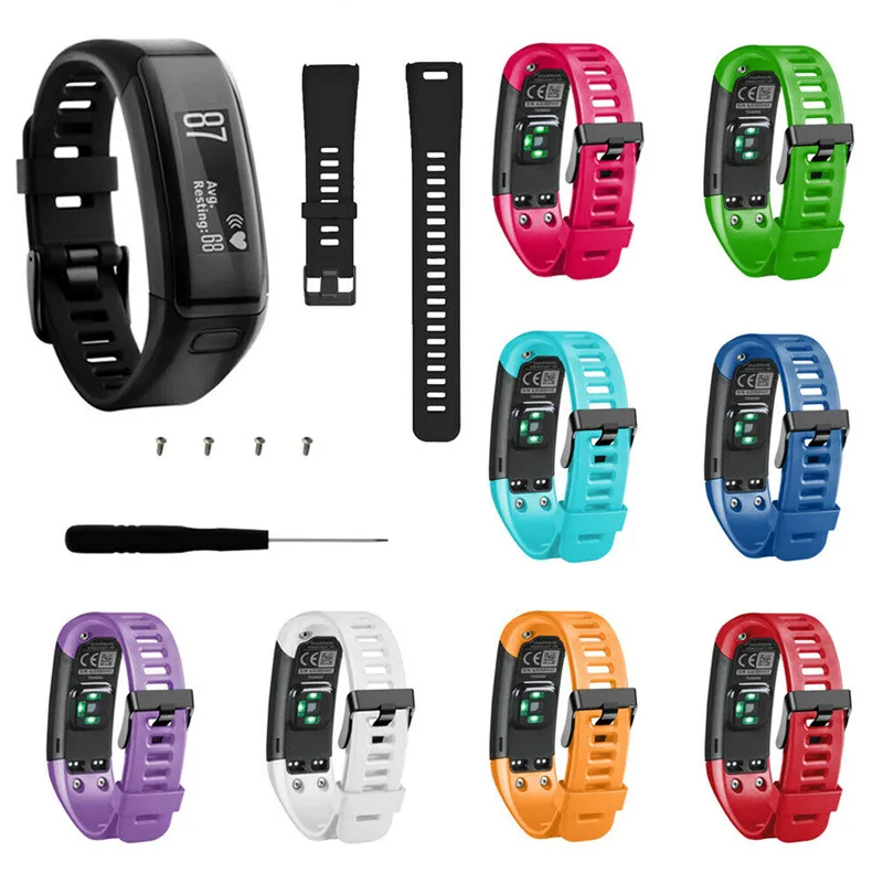 Замена силикона браслет ремешок для Garmin Vivosmart HR W/инструмент|Смарт-аксессуары| |