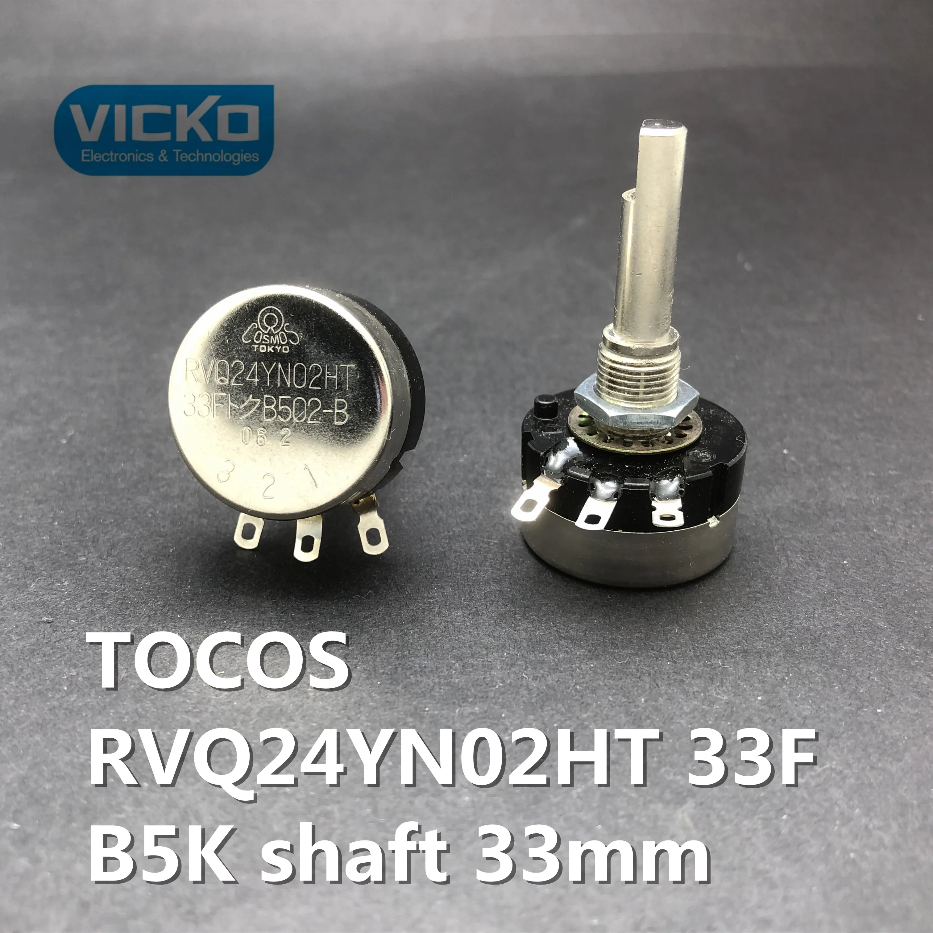 Оригинальный переключатель потенциометра TOCOS RVQ24YN02HT 33F вал B5K 33 мм RVQ24YN02HT33F - купить