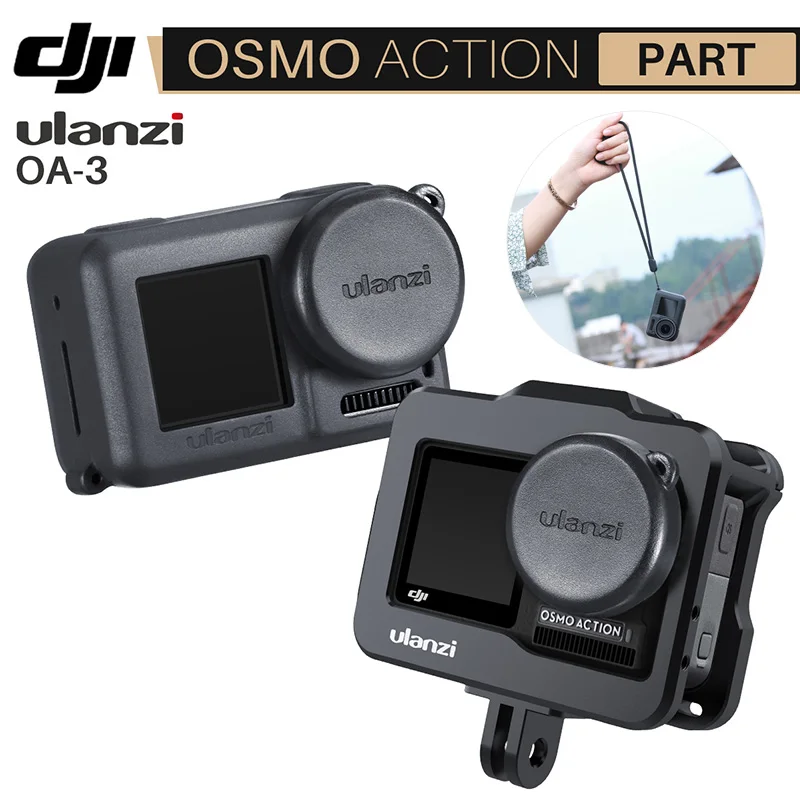 Мягкий защитный чехол Ulanzi для Dji Osmo Action силиконовый с защитой от капель и крышкой