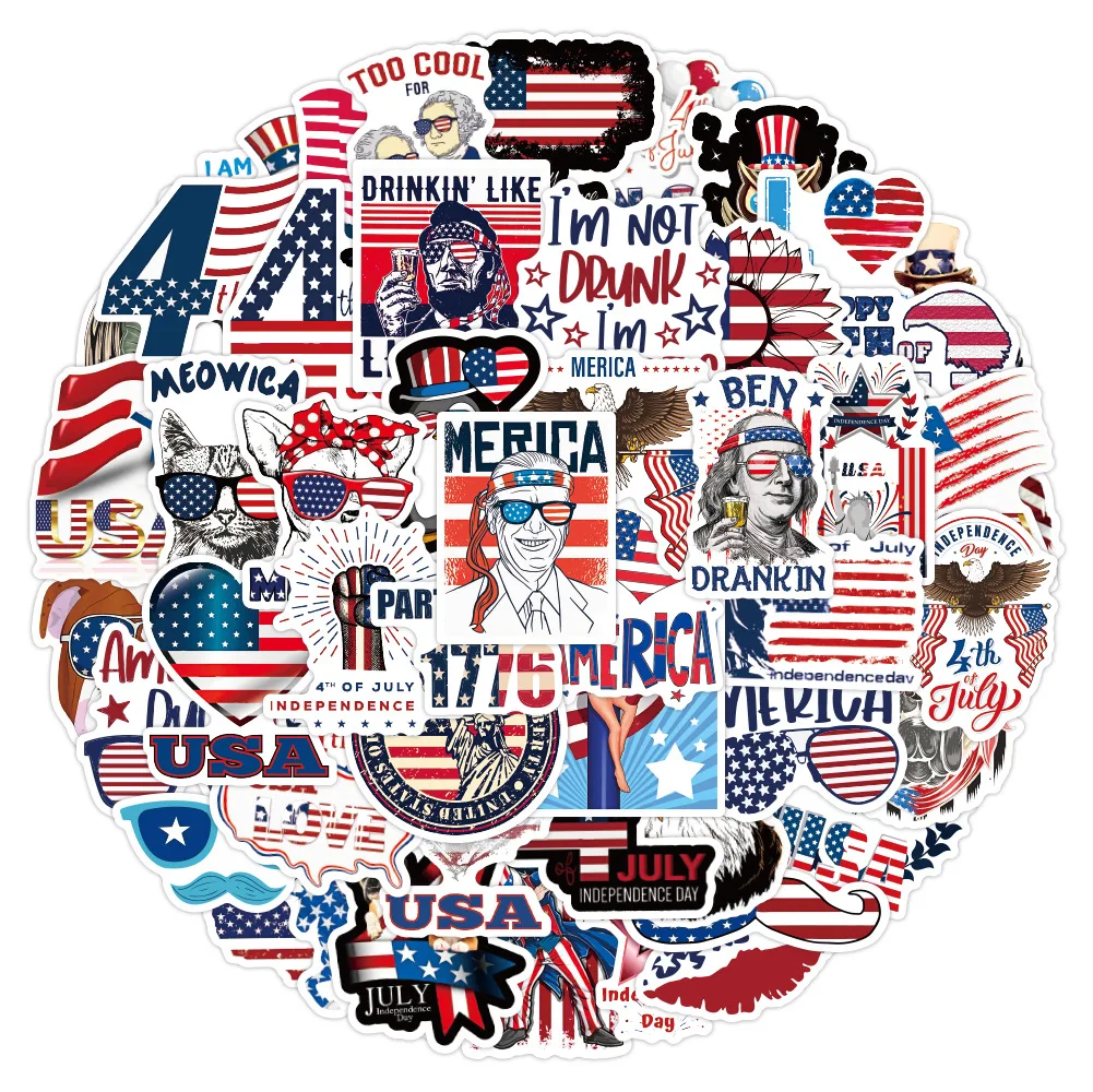 10/50 шт в наборе Kawaii милые наклейки эстетическое американский президент США на