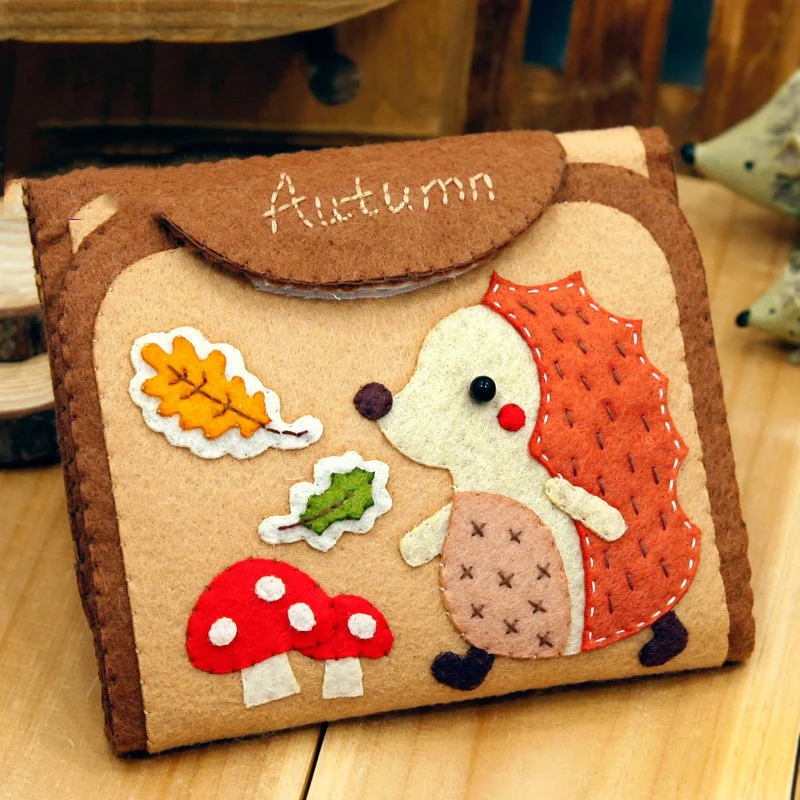 Нетканый набор ручной работы для творчества фетровое украшение сделай сам сумка