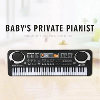 hot selling music electronic organ with 61 keyboard and micro phone musical puzzle toys for children
