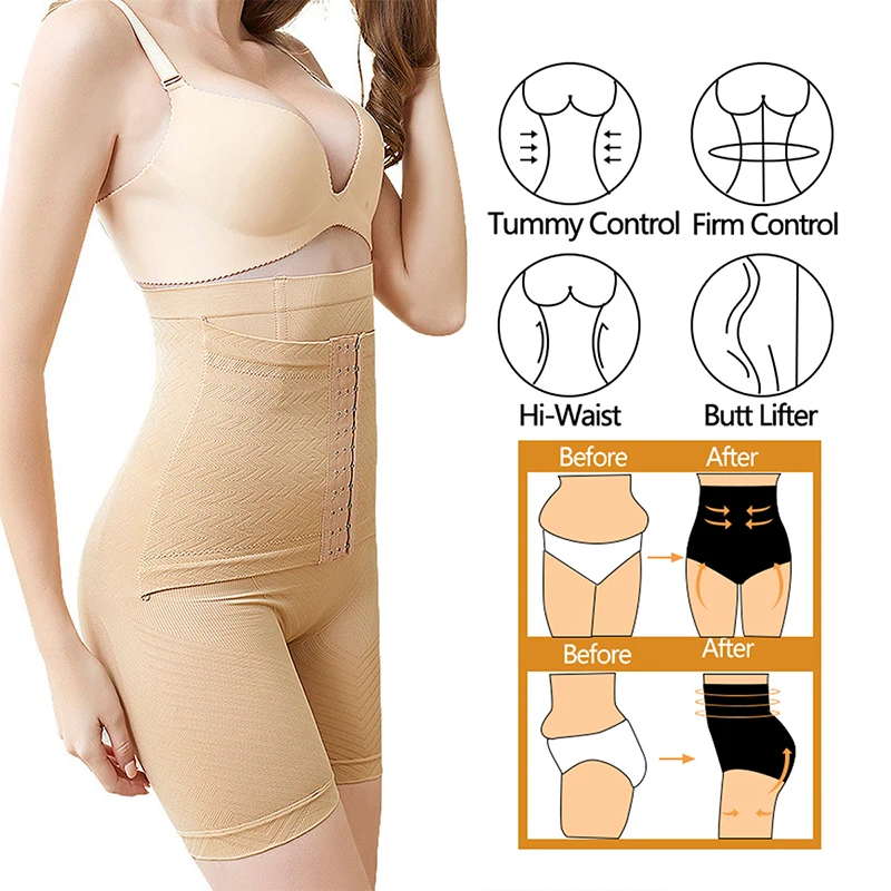 

NEEW Womens High Waist Tummy Control Body Shaper Slimming Pants Waist Trainer Shaper Summer Workout Shaperwear Adjustable Belt
