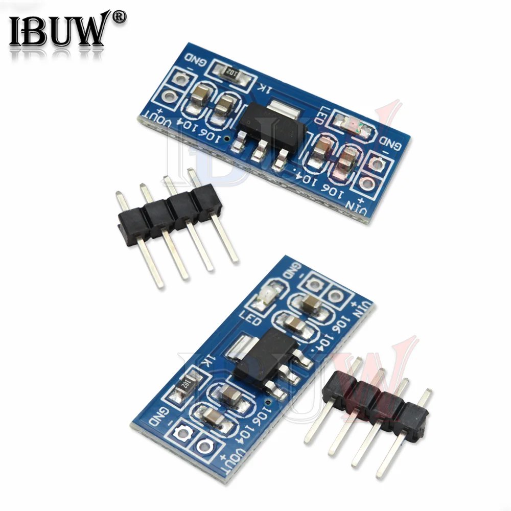 5 шт. AMS1117 3 V 0 DC-DC Шаг вниз Питание модуль для Arduino Raspberry pi | Электронные компоненты и