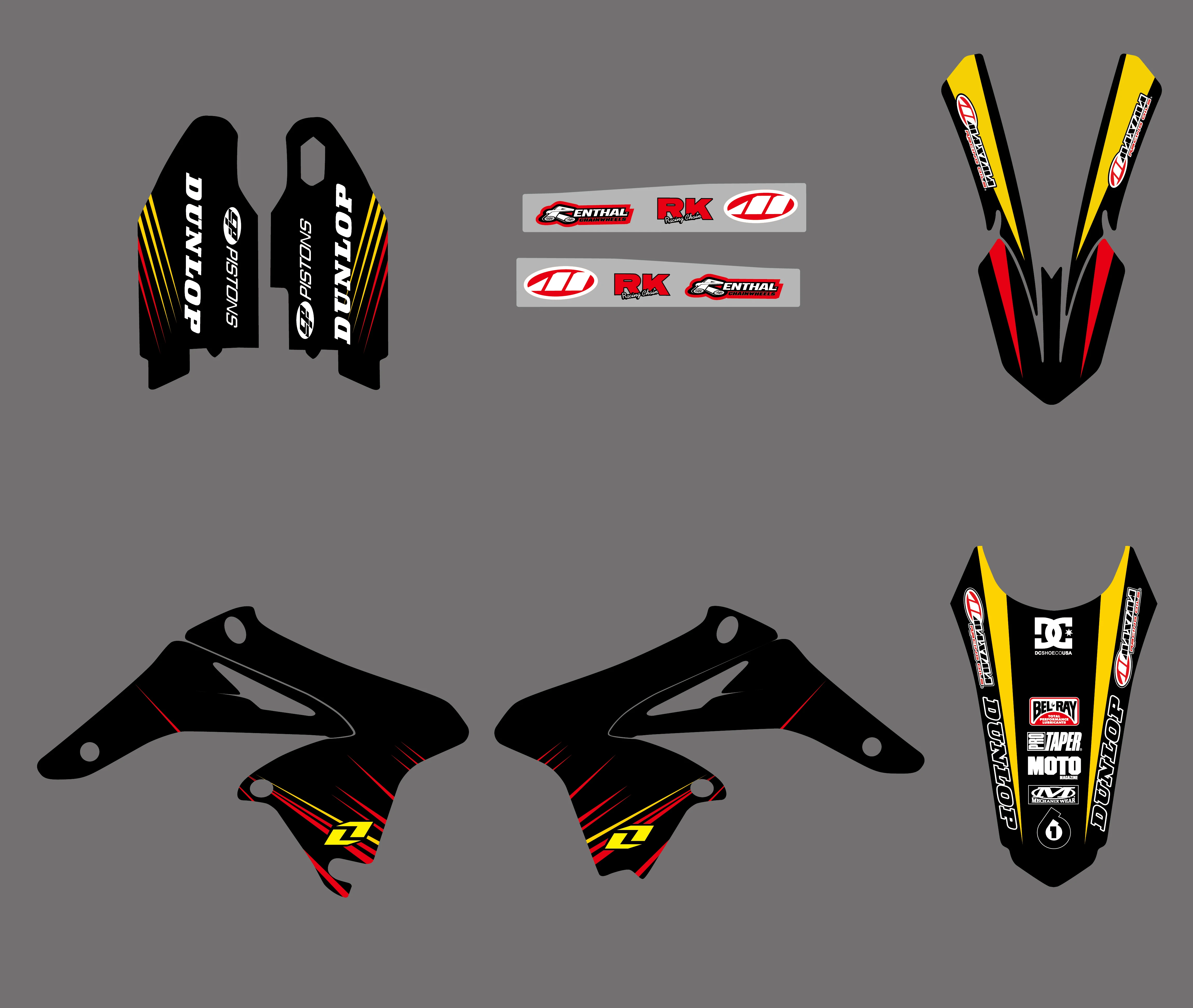 Наклейки для SUZUKI RMZ250 0123 2010 2011 2012 2013 2014 | Автомобили и мотоциклы