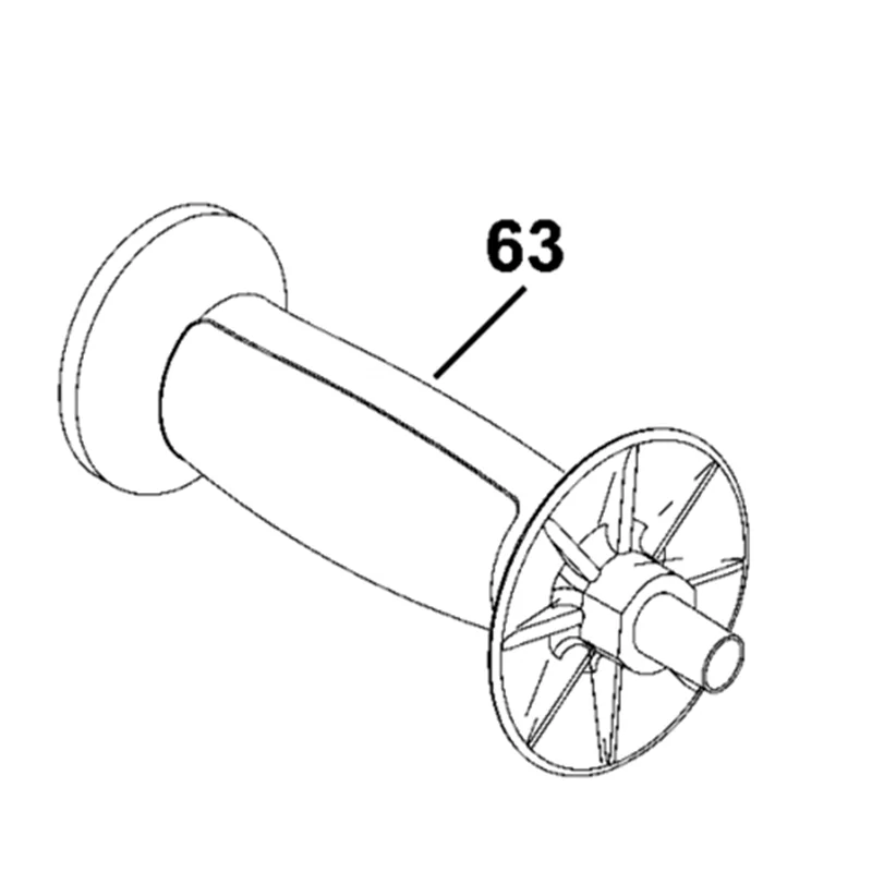 Боковая ручка для DEWALT D28490 D28491 D28492 D28493 651858-01