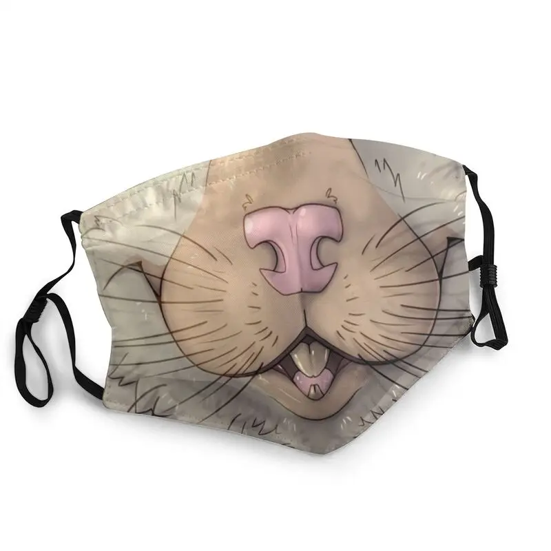

Funny Squirrel Rat Breathable Mouth Face Mask Men Animal Mask Anti Dust Haze Protection Cover Respirator Muffle