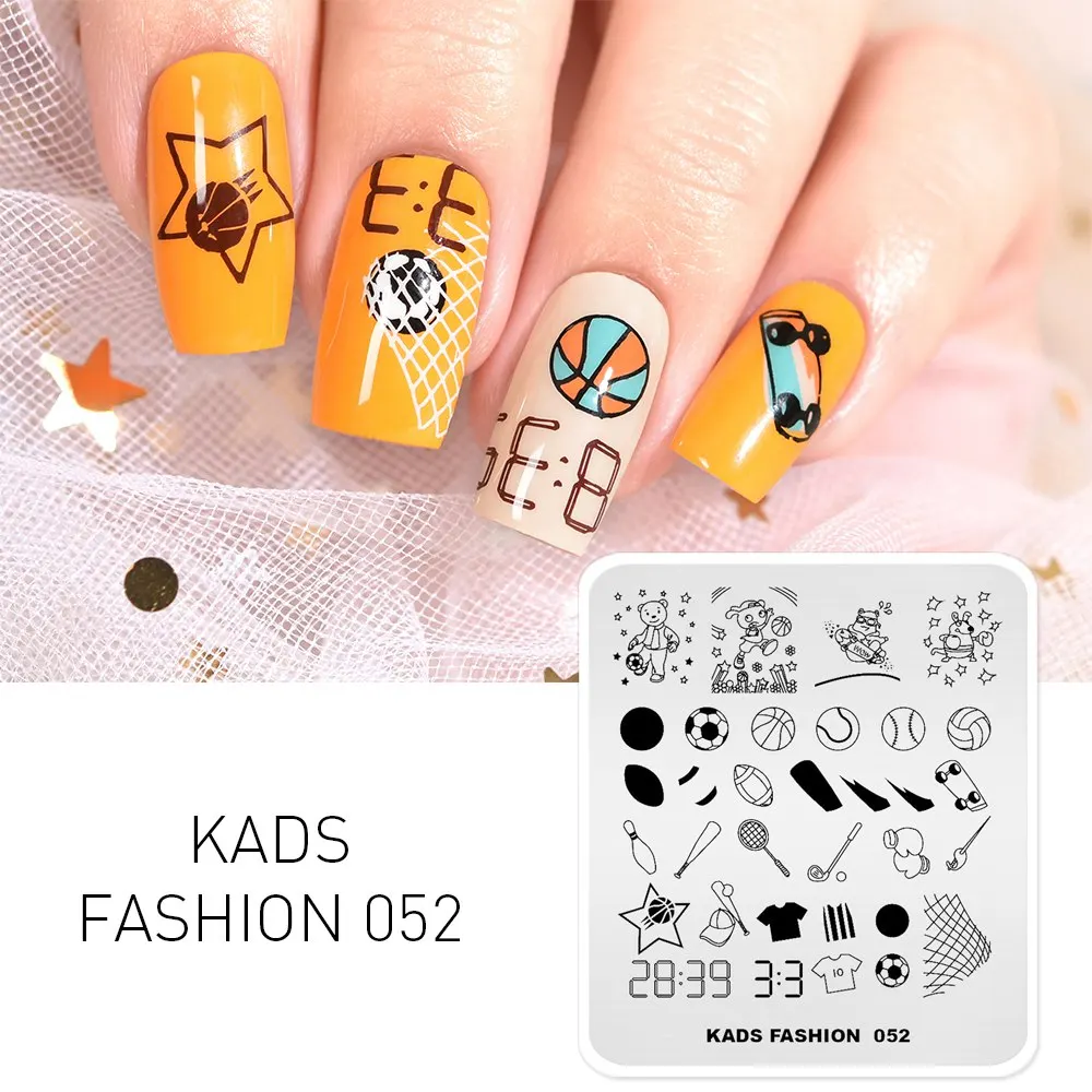 Fashion 052 Стемпинг 42 вариантов дизайна Прохладное лето цветы мода изображения Пластины для стемпинга Штамп для ногтей Трафареты для ногтей для маникюра Стэмпинг Дизайн ногтей - Цвет: Fashion 052