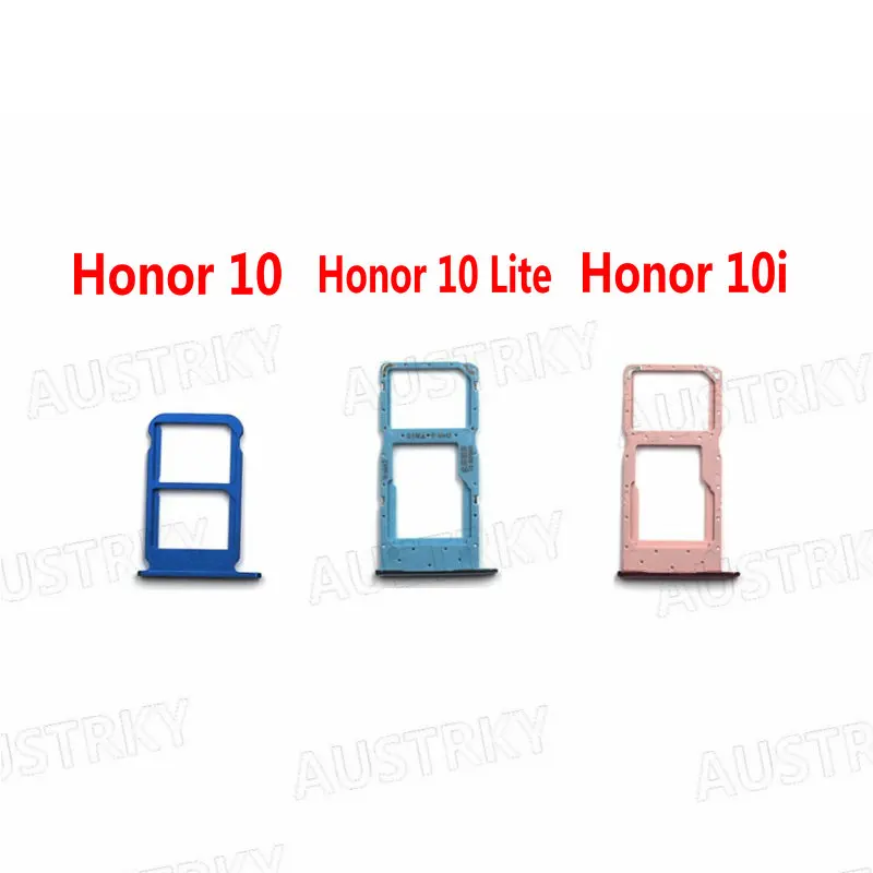 

Sim Tray Holder For Huawei Honor 10 Lite For Honor 10i SIM Card Tray Slot Holder Adapter Socket Repair Parts