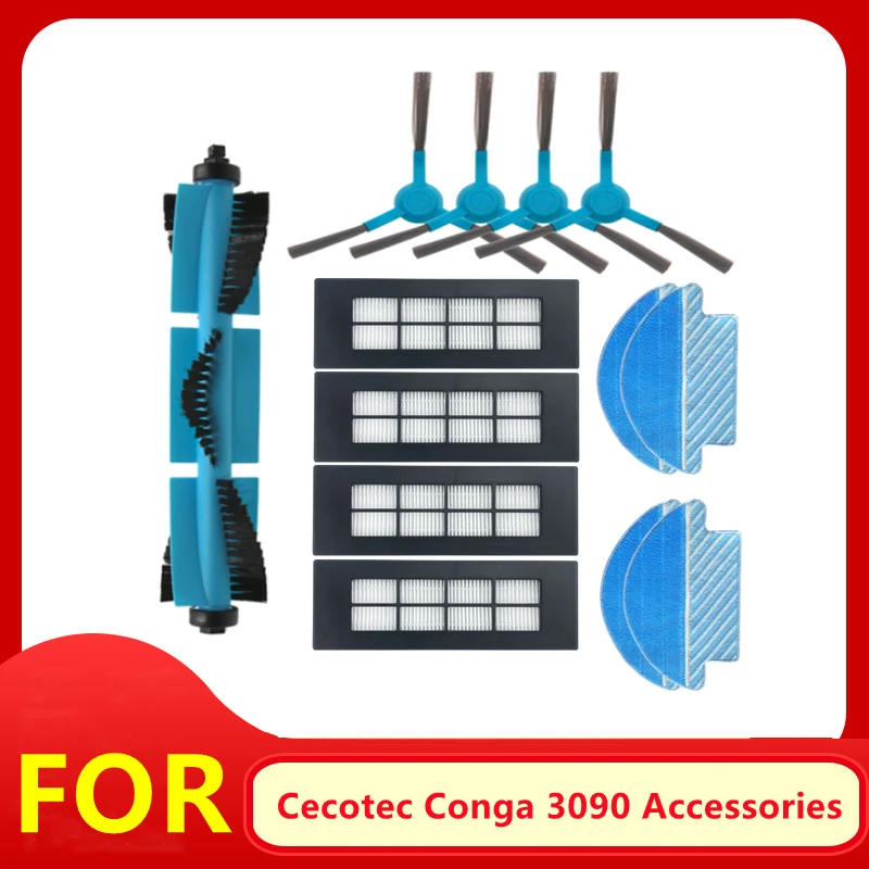 

Запасные части для швабры с фильтром Hepa для Conga 3090, аксессуары для робота-пылесоса