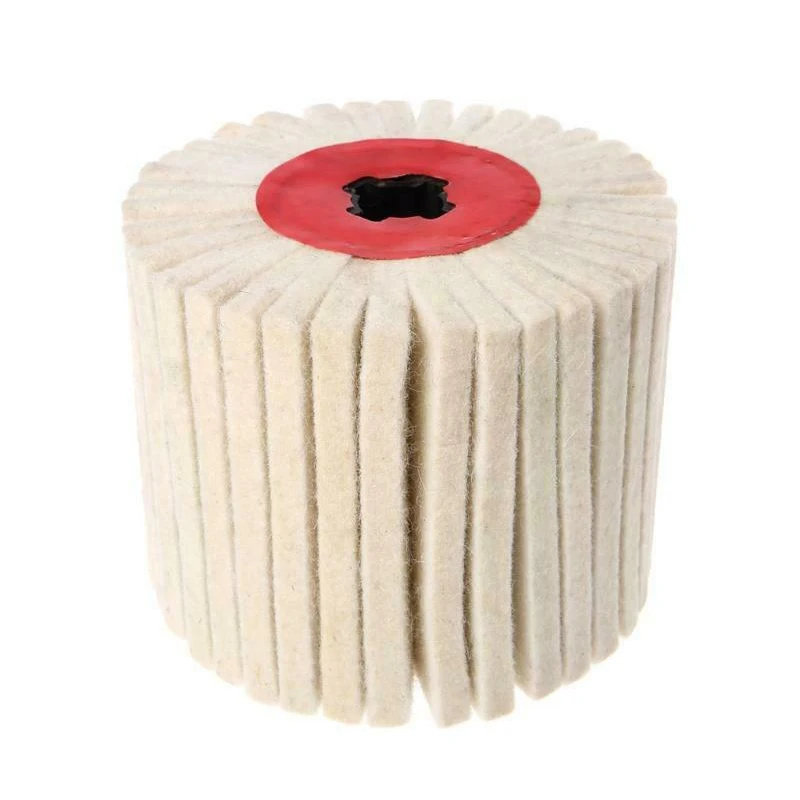 

120x100mm Deburring Abrasive Wool Round Brush Polishing Grinding Buffing Striping Wheel