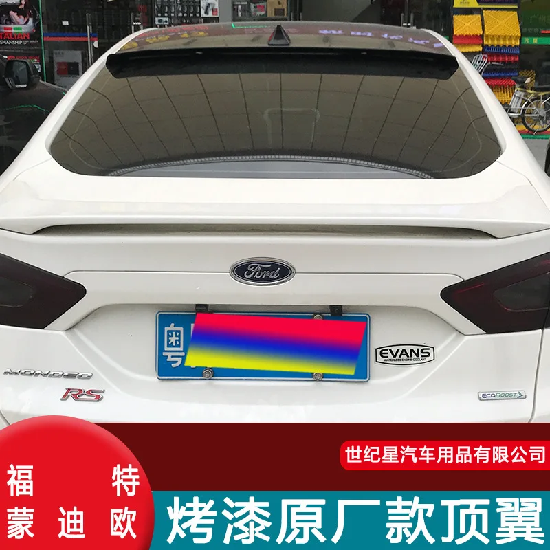 

For Ford Mondeo 2013 -2020 high quality ABS Plastic Unpainted Color Rear Spoiler Wing Trunk Lid Cover Car Styling