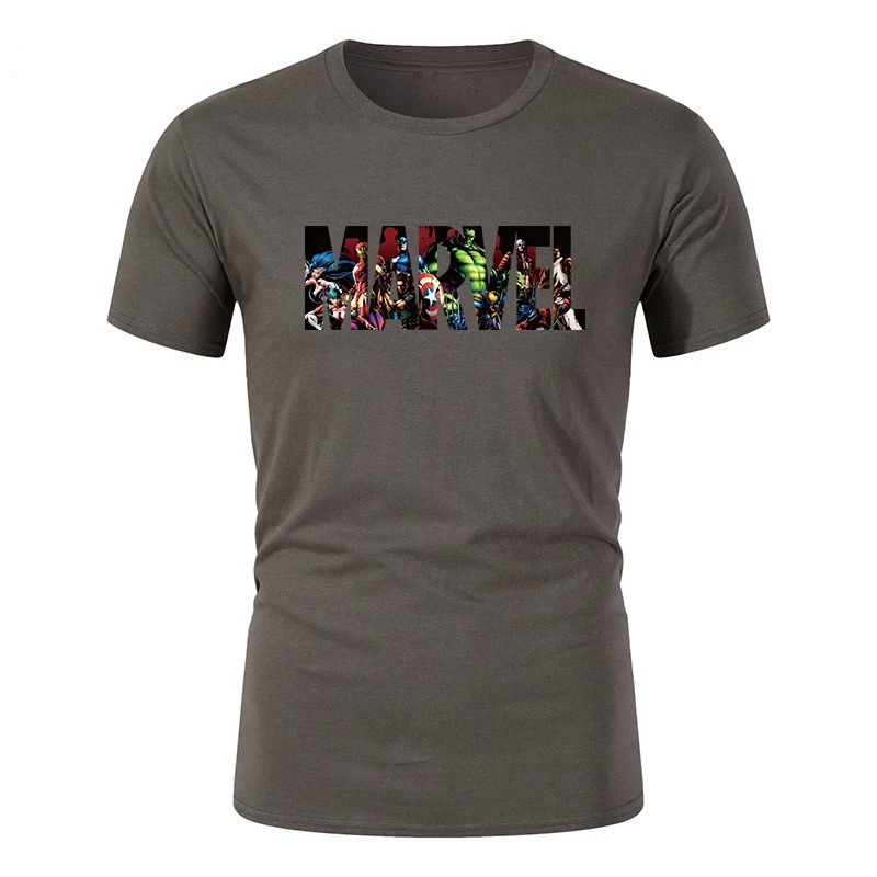 

Summer new men's T-shirt British theme movie color letter print short-sleeve casual fashion breathable quick-drying men T-shirt