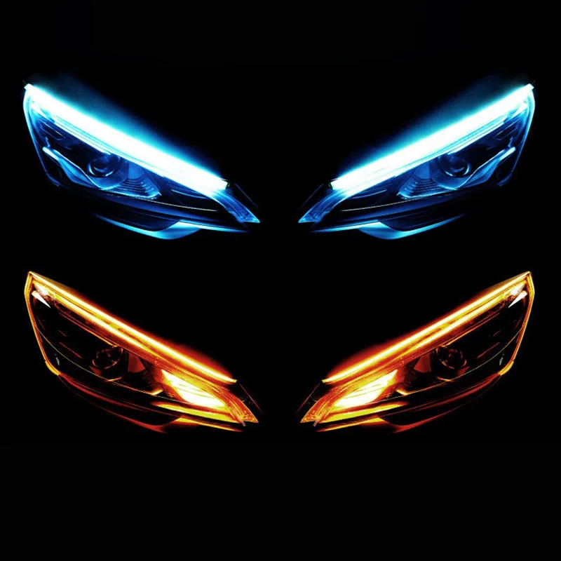 Автомобильные светодиодсветодиодный дневные ходовые огни поворотники для Skoda