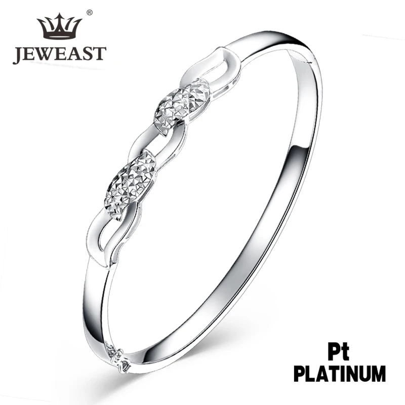 Мужской браслет из чистого золота TBF Pt950 Классическая цепочка с платиной