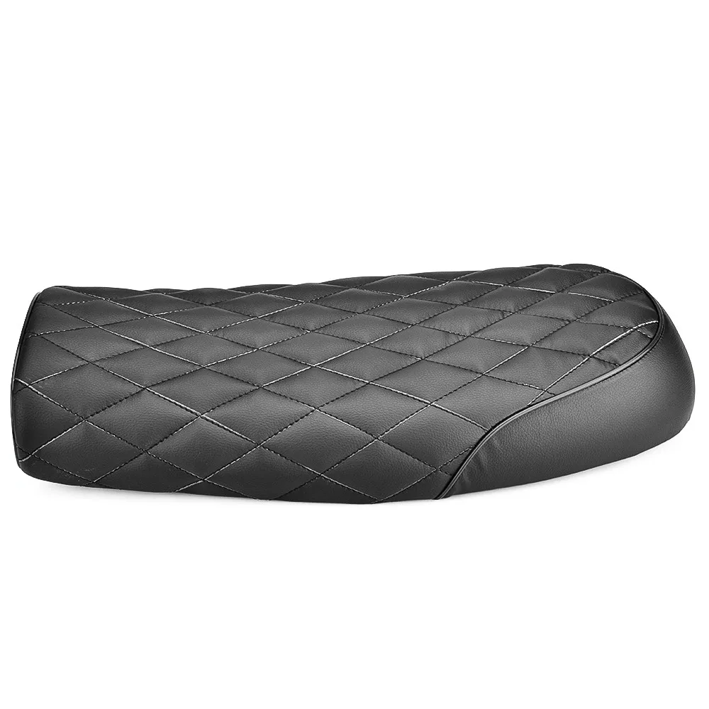 Черный Новый стиль ретро сиденье на заказ мотоцикл кафе гонщик винтажное горб