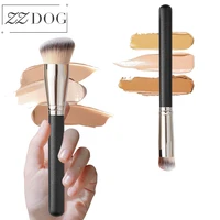 zzdog 12pcs professional makeup brushes set high end foundation concealer contour blending beauty brush frosted wooden handle