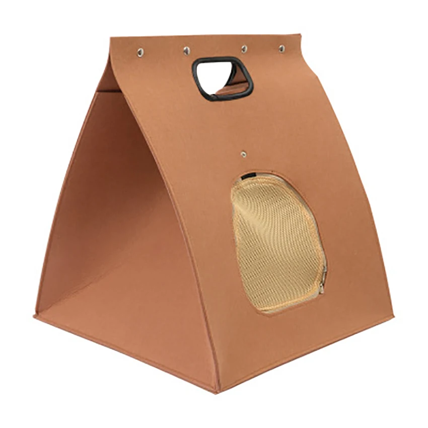 Портативная складная кровать для щенков и кошек моющаяся уличная переноска