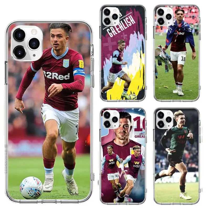

Jack Grealish Phone Case For Clear-Iphone 5 5s se 6 6s 7 8 11 12 X Xs Xr Pro Plus Max Mini Cover