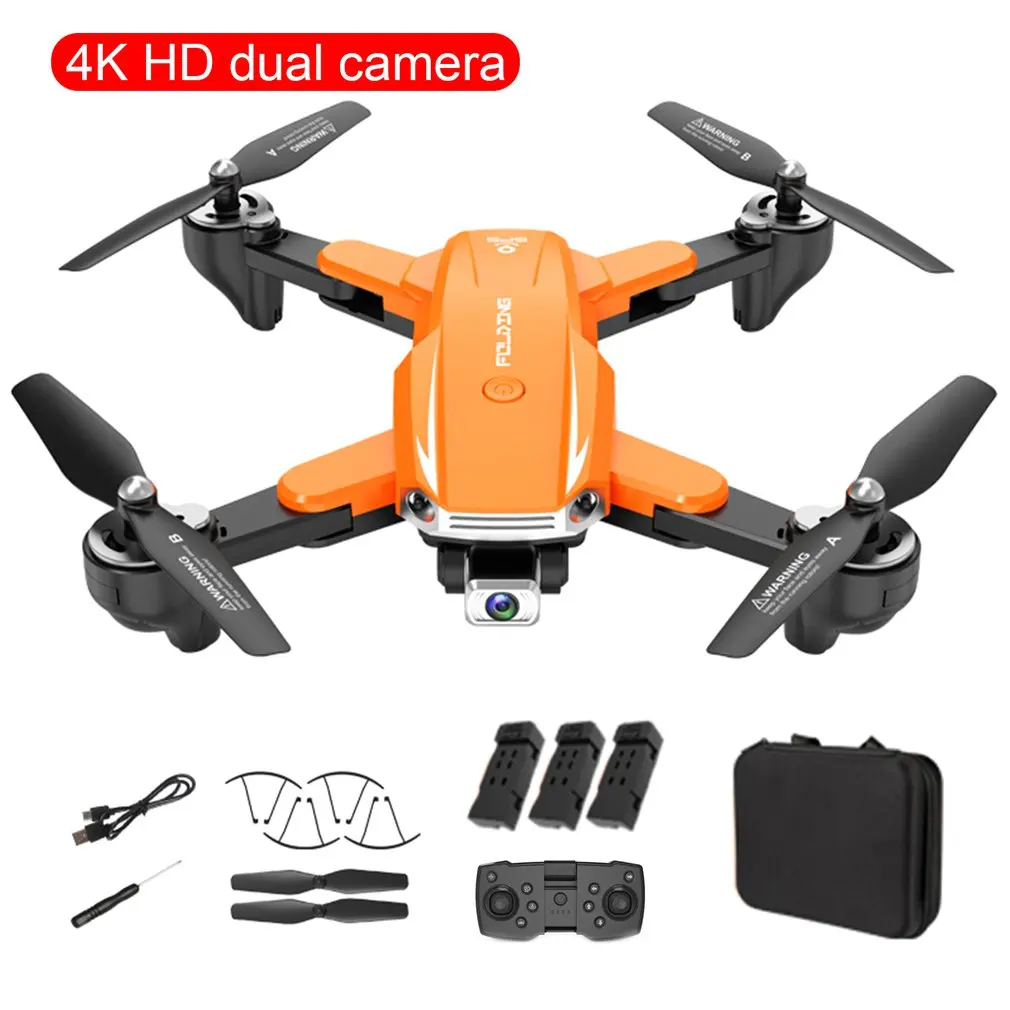

S6 4K Пиксельная камера высокого разрешения Дрон Wi-Fi FPV режим удержания высоты одна кнопка возврата складной рычаг Квадрокоптер RC Дрон для дет...