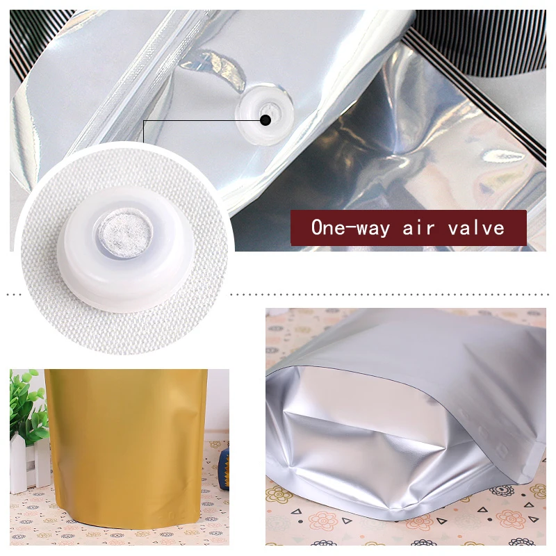 1/4 фунтов пакет для упаковки зерен кофе закусок орехов шоколада пищевых