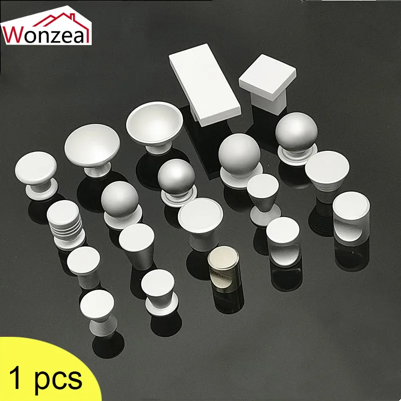 

Small Single Knob Various Style Space Aluminum Drawer Pull Kitchen Cupboard Hardware Accessories Cabinet Door Furniture Handle