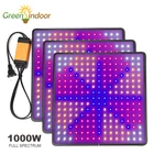 Теплица светодиодный Grow светильник 1000W Phytolamp для растений рассады AC85-265V полный спектр Фито лампы для комнатных растений цветения