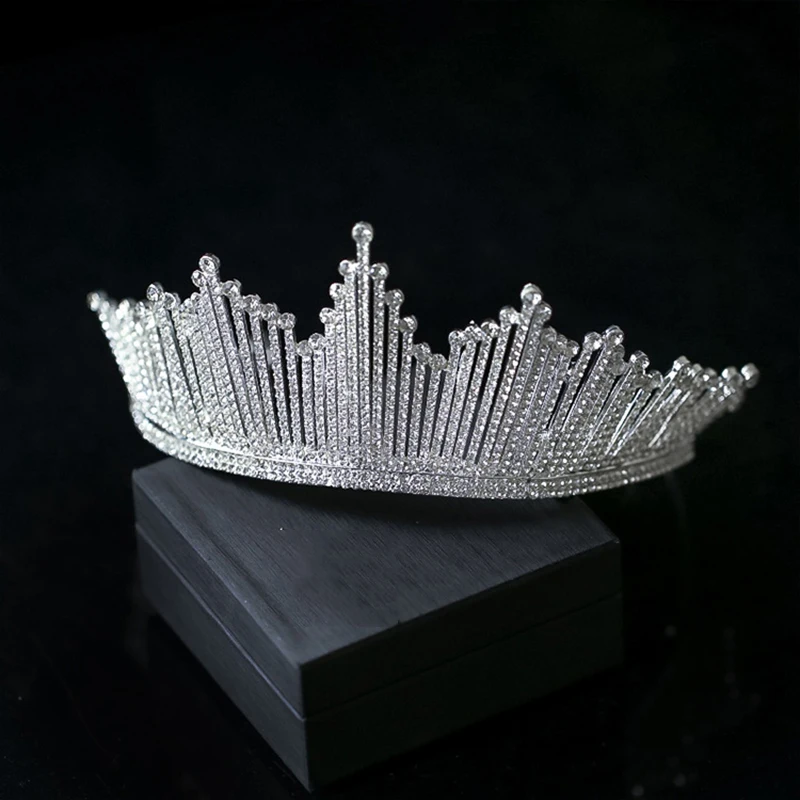 Женская диадема с кристаллами свадебная для невесты | Украшения и аксессуары