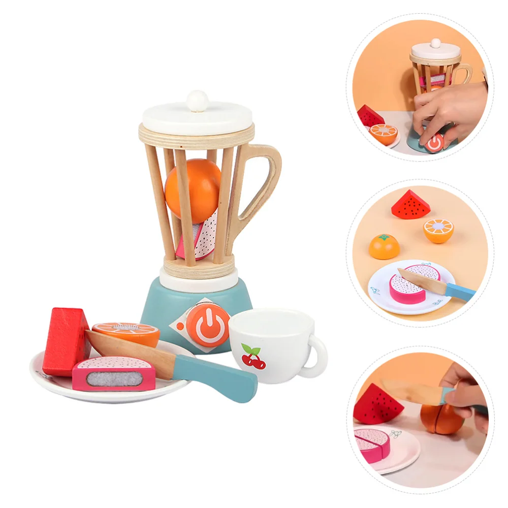 

1 Set Kids Juicer Pretend Play Vegetable Cutting Educational