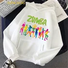 Толстовка Zumba с принтом влюбленных для женщин, стильная рубашка в стиле Kpop, милый спортивный костюм, большие размеры, весна-осень-зима