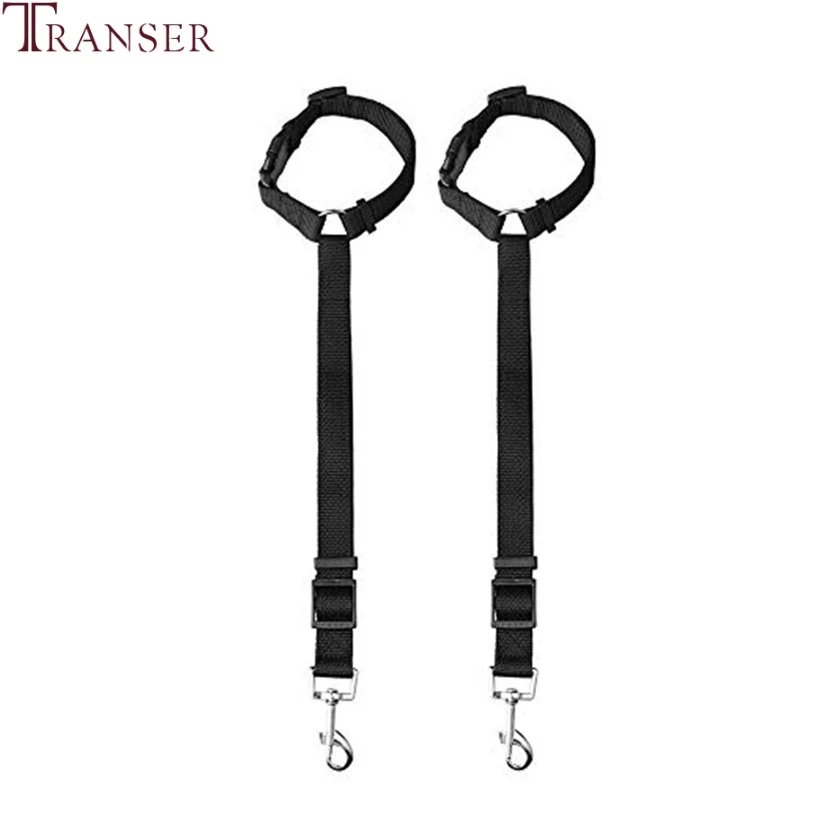 Transer 2 шт. регулируемая черная собака фото яркая веревка товары для домашних