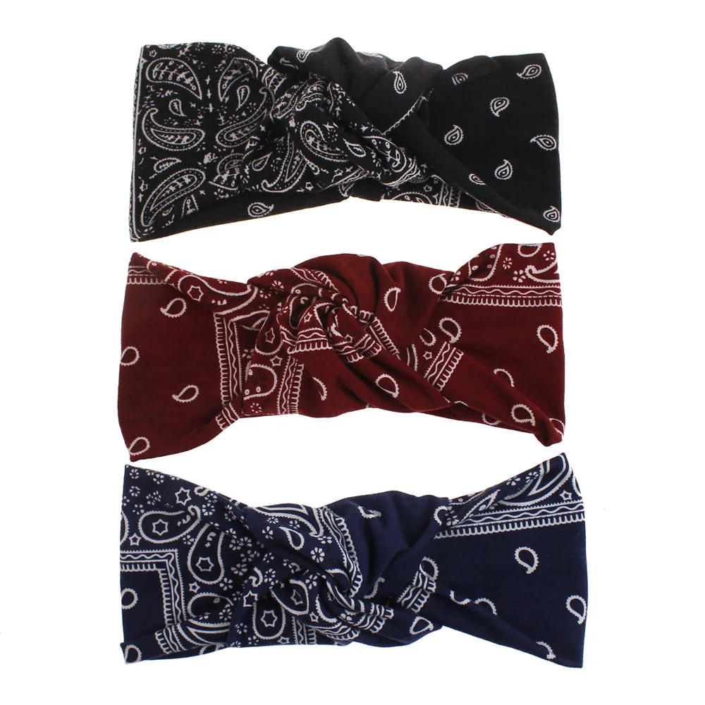 Женская повязка на голову с принтом в стиле бохо Yoya спортивная Женский тюрбан