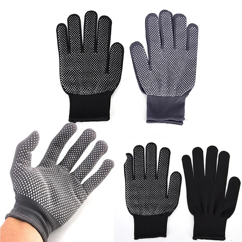 

6Pair Thermal Styling Gloves Hair Straightener Perm Curling Hairdressing Heat Resistant Finger Glove Hair Care Styling Tools