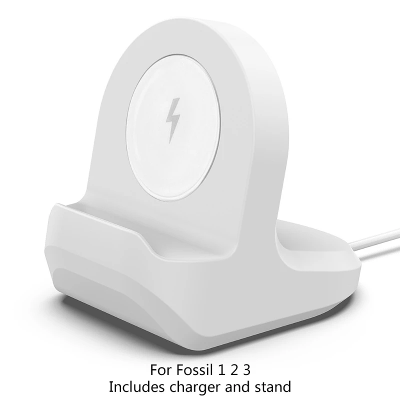 

Charging Stand Dock Smart Watch Charger Cable for fossil- Q Gen 1 2 3 Watch X3UA