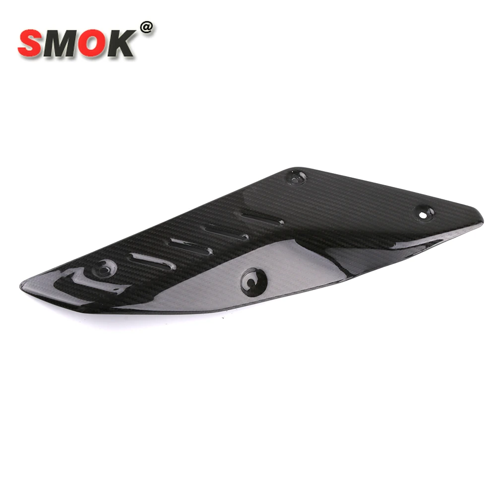 SMOK углеродное волокно выхлопной глушитель труба тепловой щит Защитная крышка