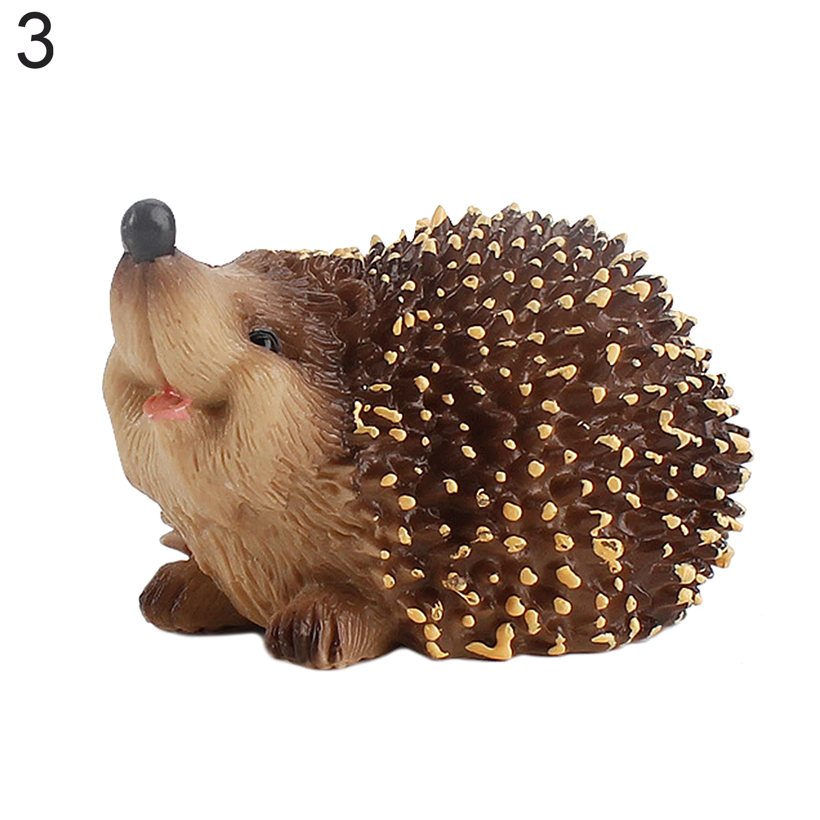 

Doll Soft Craft Ornaments Plastic Simulation Realistic Stylish Practical Hedgehog Toy for Children Gift