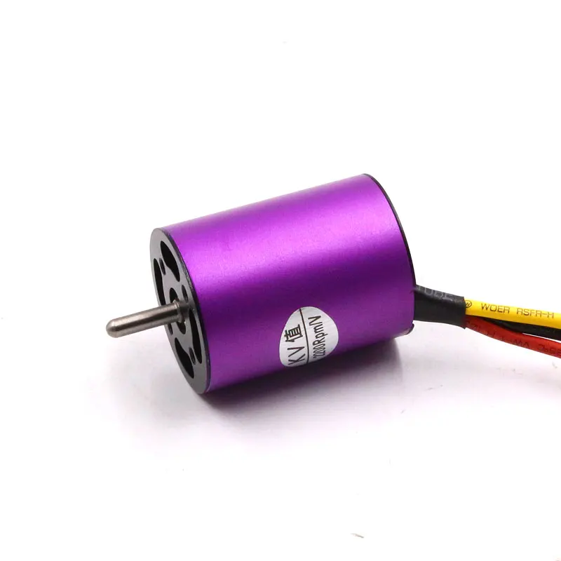 Бесщеточный inrunner 2 полюса Бессенсорный двигатель 2835 2838 2200KV и рубашка с водяным