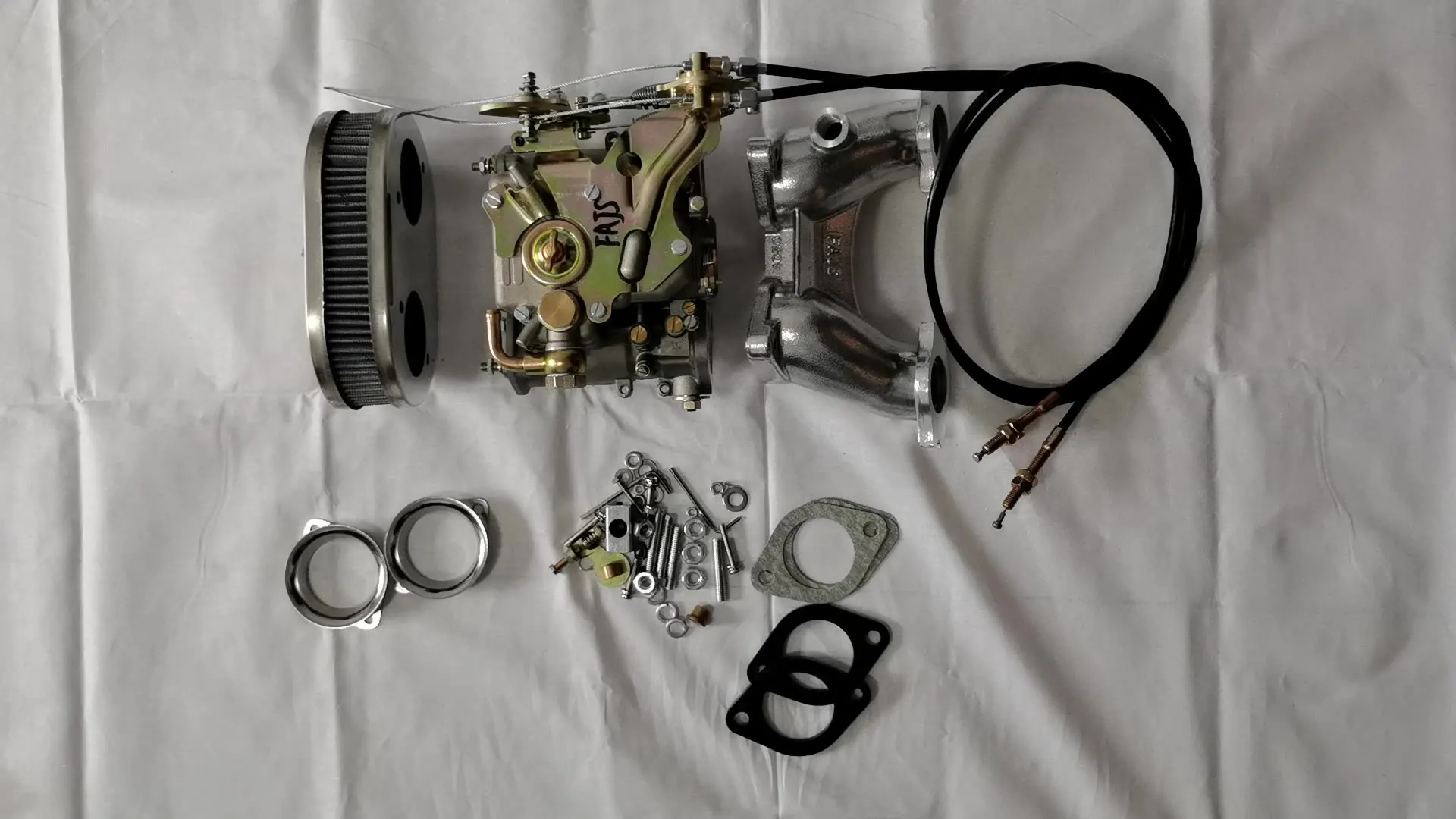 MINI cooper FAJS single 40 DCOE Carburetor conversion kit short linkage long manifold
