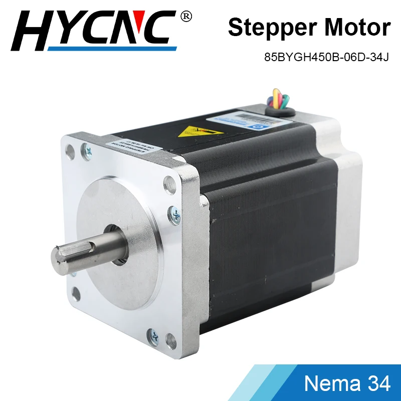 Шаговый двигатель Nema 34 2-фазный 6 8 Нм 5 А 4-проводной Серводвигатель (86BHH114-504D-35C) для