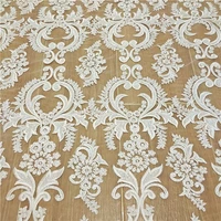 new collection wedding dress fabric ivory tulle lace vintage bridal lace fabric 51 width