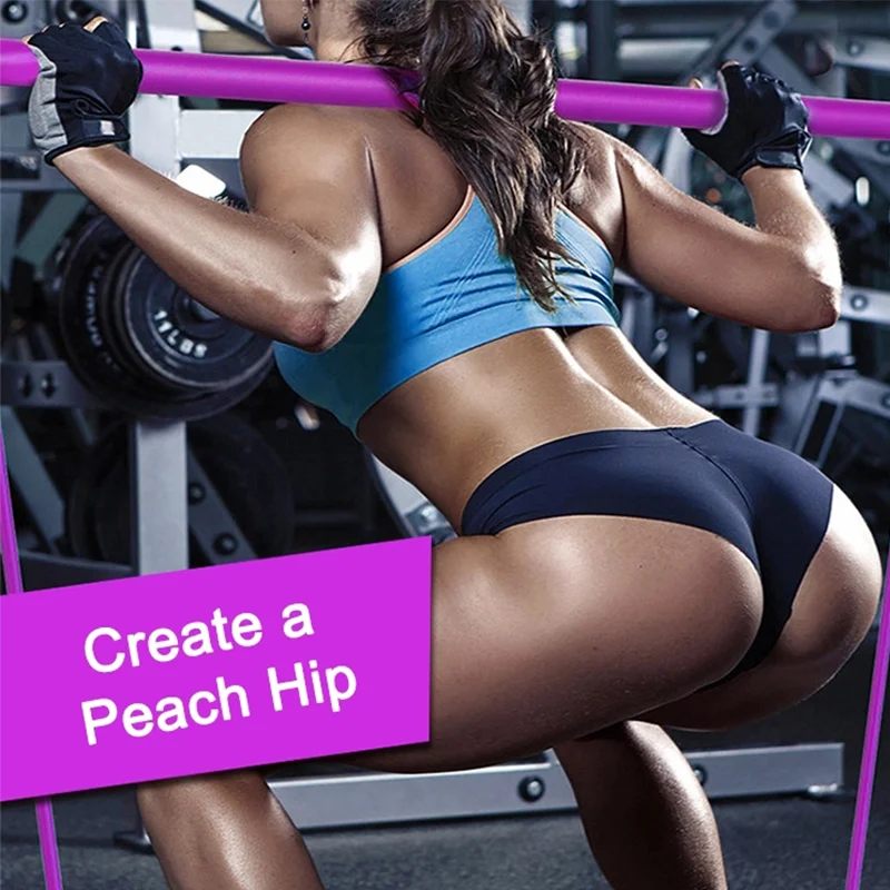 Портативная палка-Эспандер для йоги пилатеса дома тренажерного зала