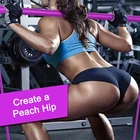 Портативная палочка для занятий йогой, пилатесом, с эластичным ремешком, для домашнего тренажерного зала, для тонизирования мышц, для фитнеса, растяжки, спортивных упражнений