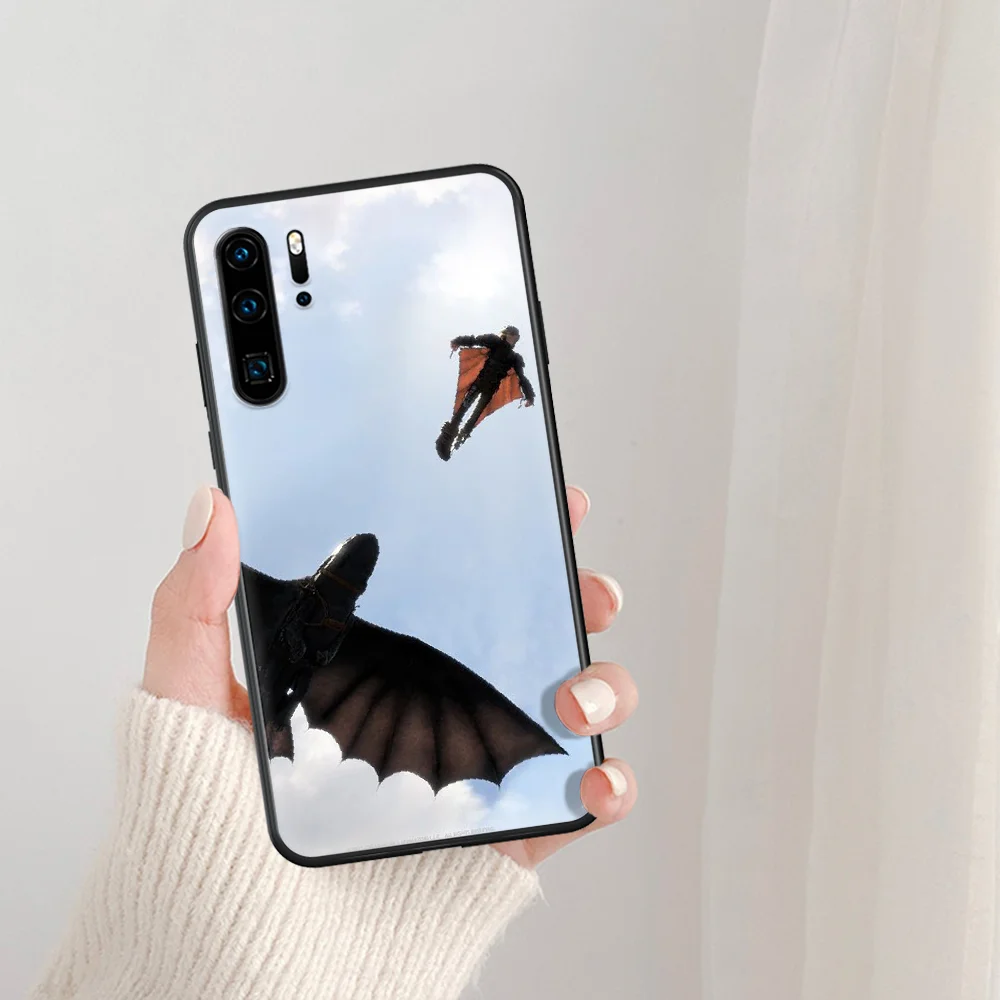 

Toothless How To Train Your Dragon Phone Case For Huawei P Mate Smart 10 20 30 40 Lite Z 2019 Pro black Back Trend Hoesjes