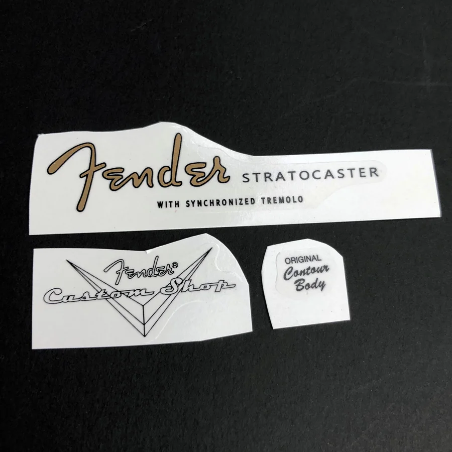 Водолазка толщиной 0 1 мм пользовательская наклейка логотип гитары Peghead