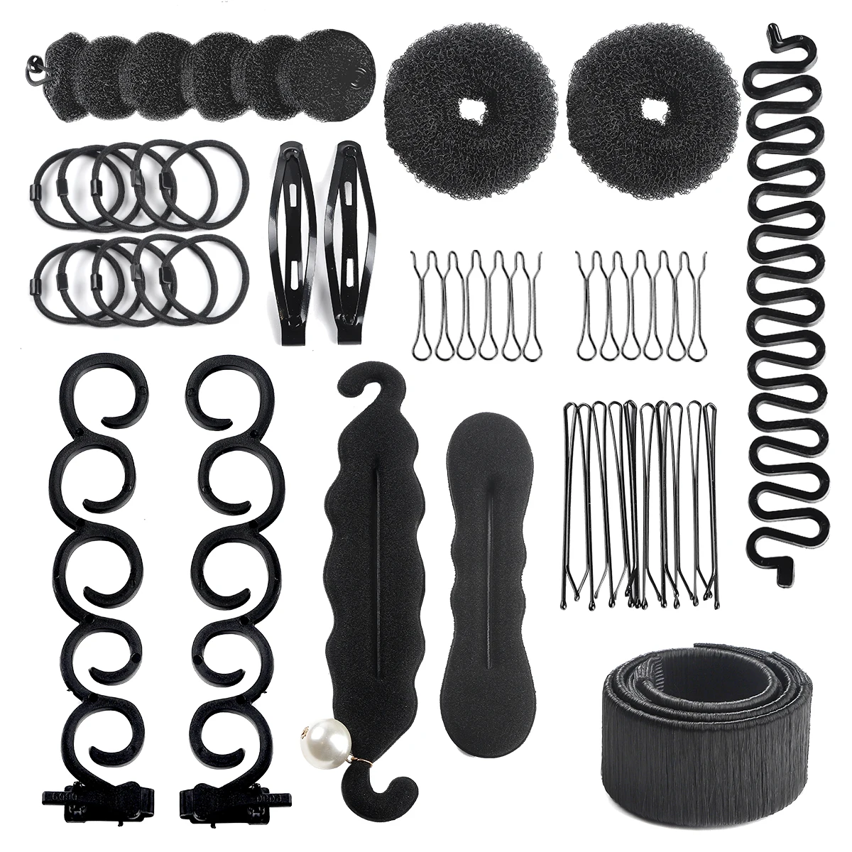 

Magic Donut Bun Maker DIY Women Hair Accessories Braid Styling Hairpins Barrettes Twist Hair Clips Hairstyle Braiding Tools
