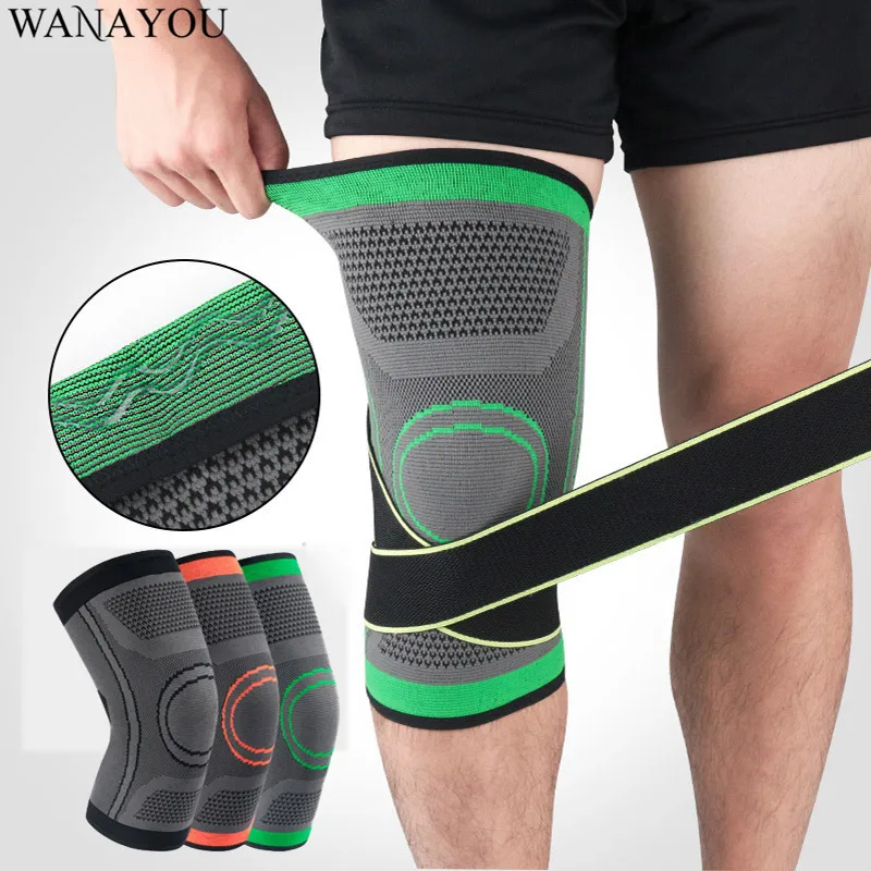 1 шт. наколенники WANAYOU компрессионный наколенник для футбола альпинизма фитнеса