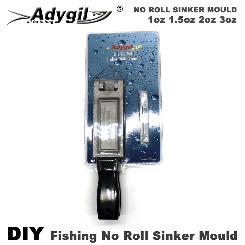 Набор плесени для рыбалки ady5-no Roll Sinker 1 унция 5 унции 2 3 4 полости
