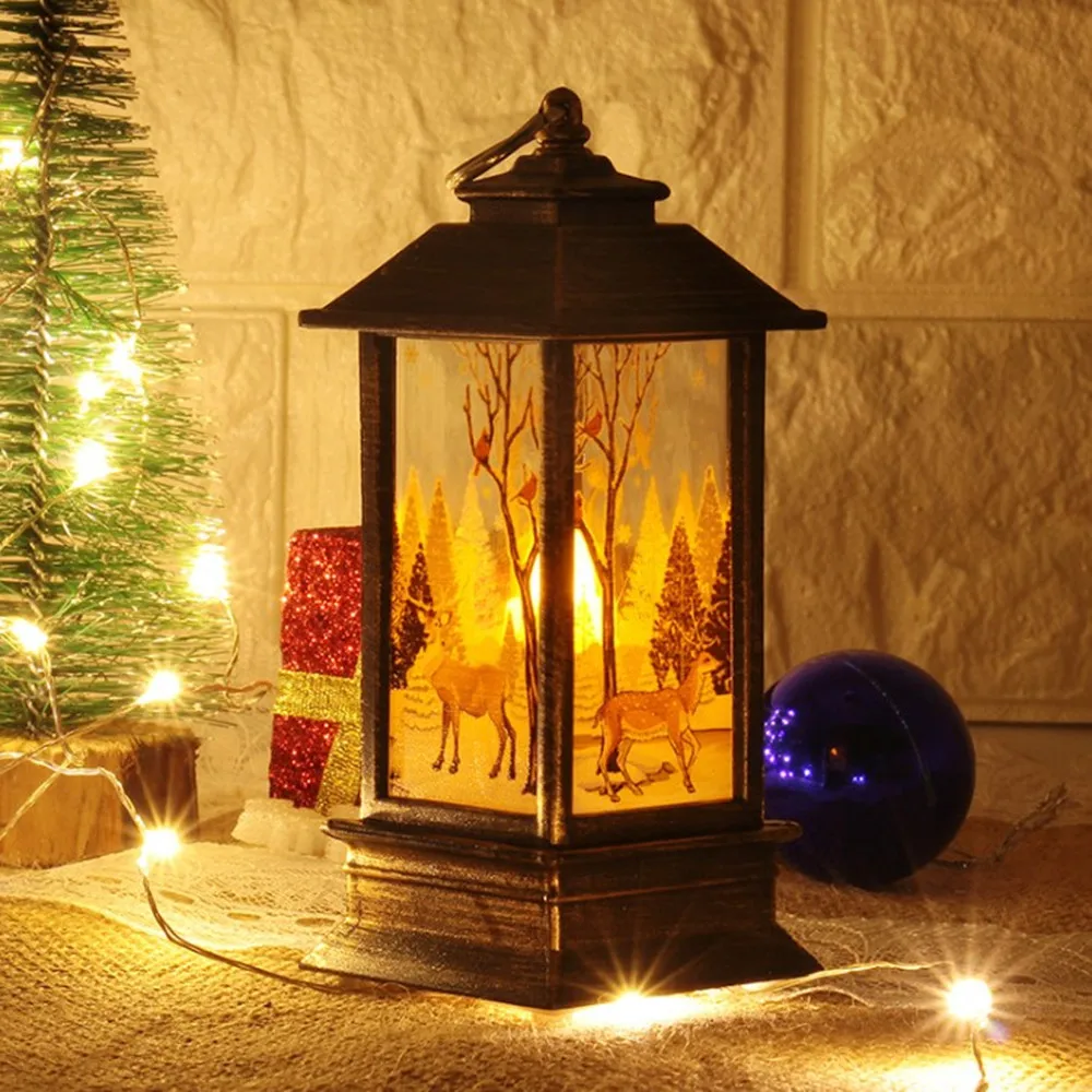 Украшения для рождественской елки светодиодный Рождественская свеча со Ной