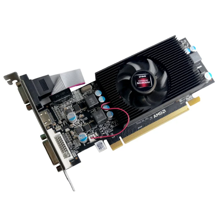Видеокарта для AMD Radeom HD7670 DDR5 2G DVI VGA HDMI PCI-E Full Half low кронштейн видеокарта новая |