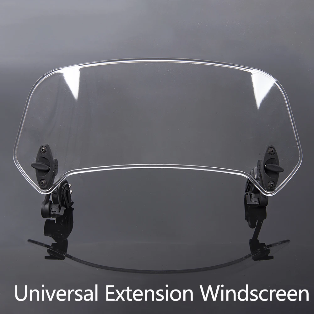 Универсальный Регулируемый ветровой экран для мотоцикла спойлер на лобовое